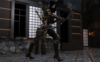 Warriess Hunts a Barbarian