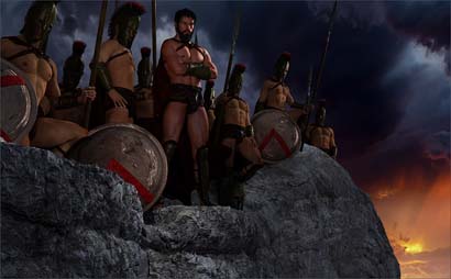 Spartans Gather for Battle