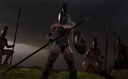 Spartans on Patrol Encounter Invaders