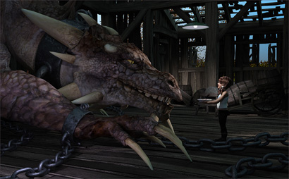 Child Feeds Dragon