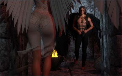 Angel Tempts Dark Side