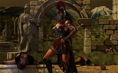 Hestia goddess Statue Defended