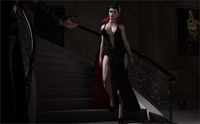 Vampyr on Staircase